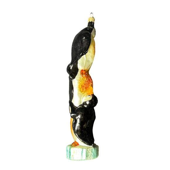 Christopher Radko Arctic Antics Penguin Christmas Ornament 9.5"-A Showstopper! - Picture 6 of 9